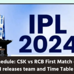 IPL 2024 schedule