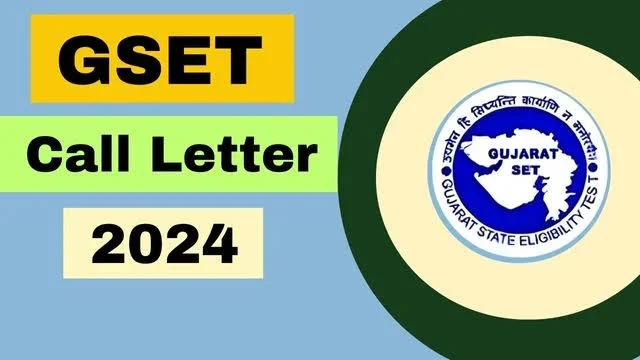 Gujrat GSET Call Letter 2024