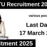 GTU Recruitment 2025