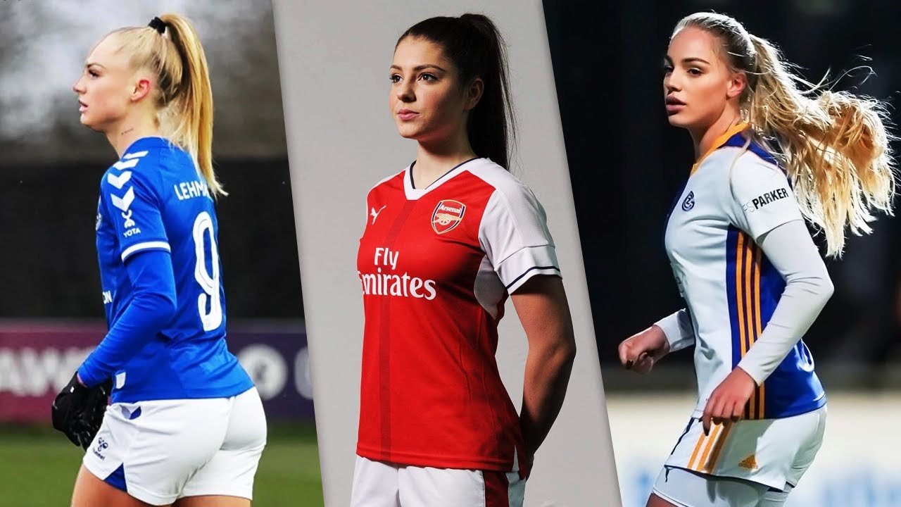 Beautiful Female Football Star