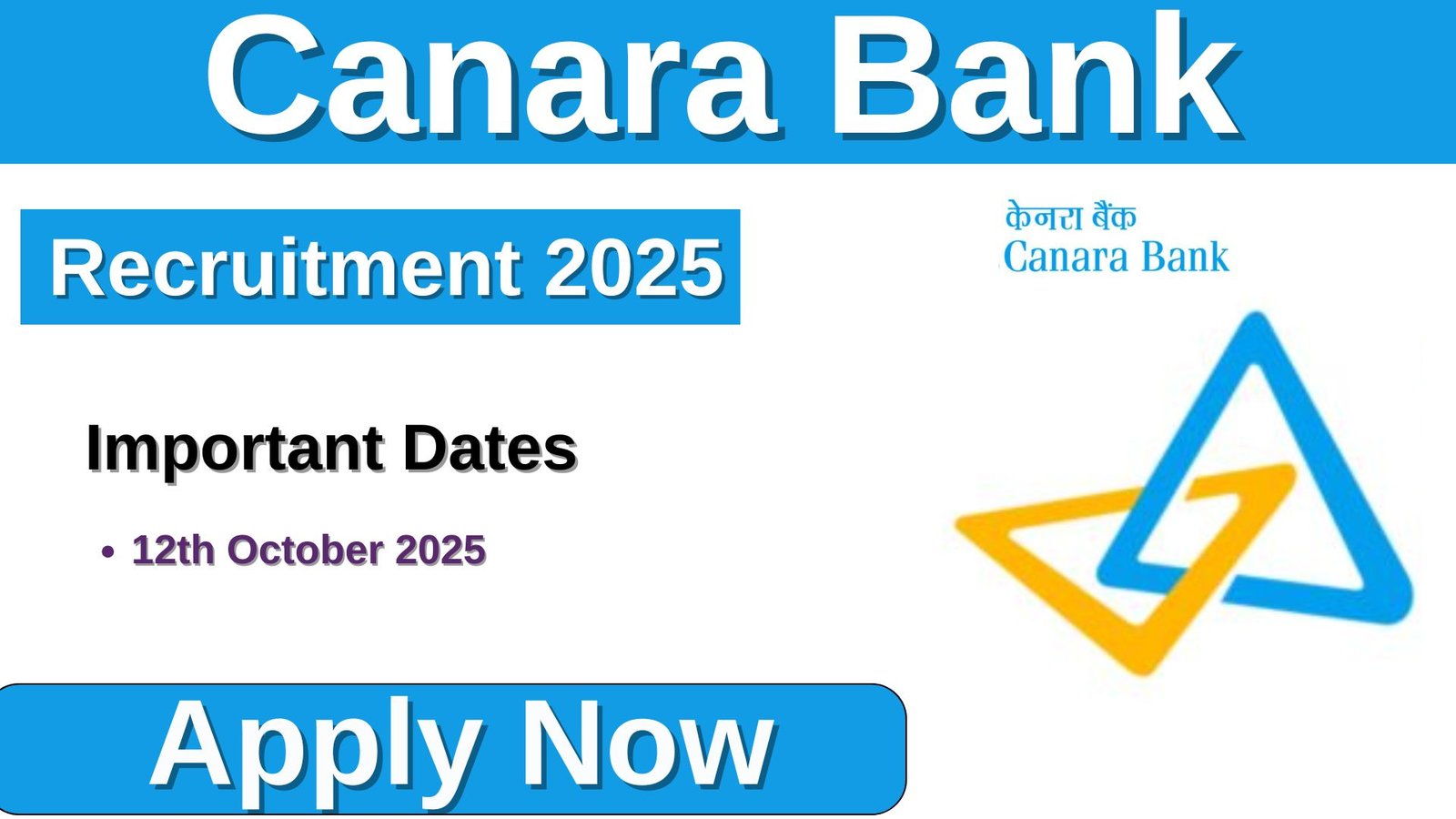 Canara Bank Recruitment 2025