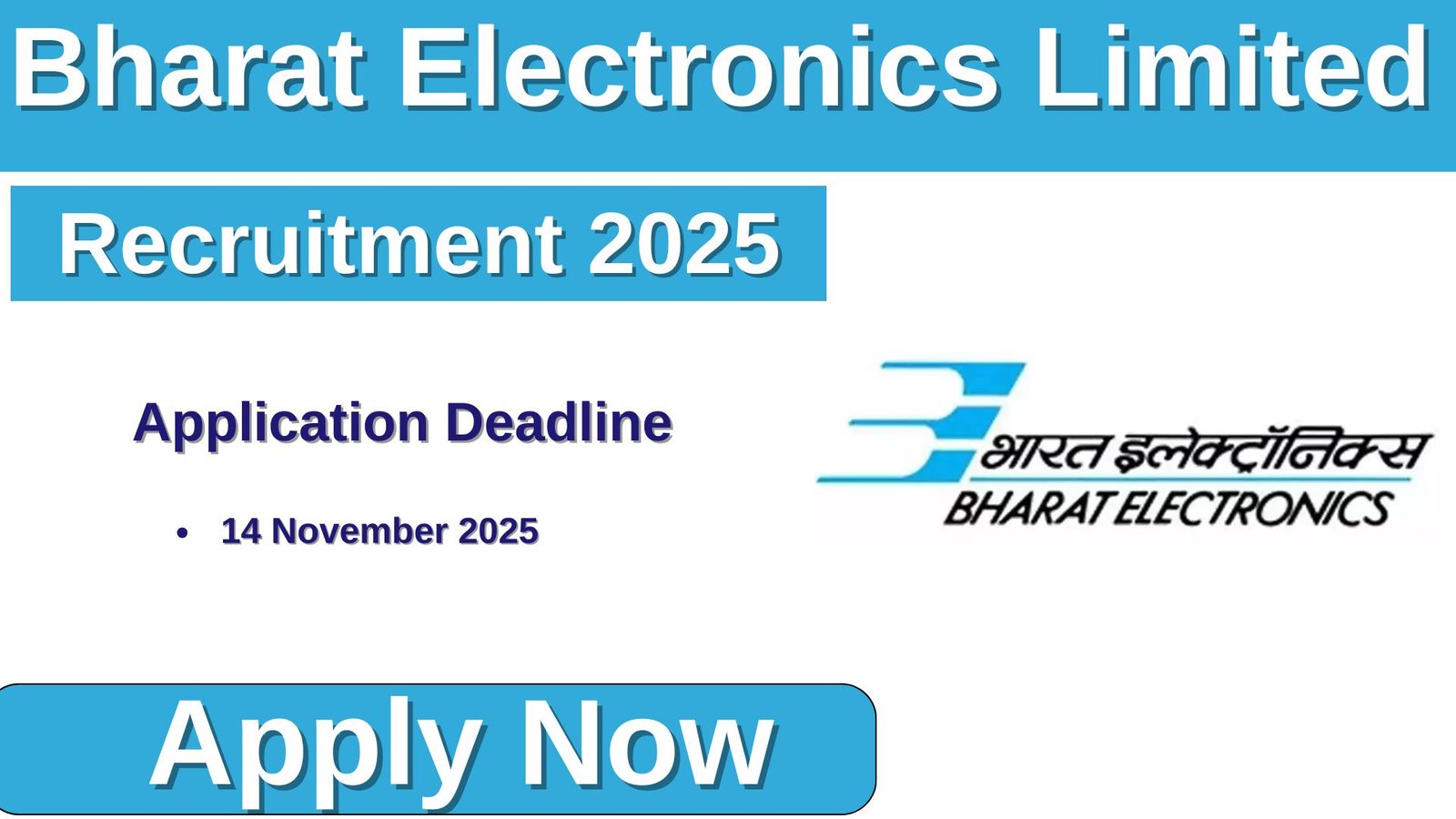BEL Recruitment 2025