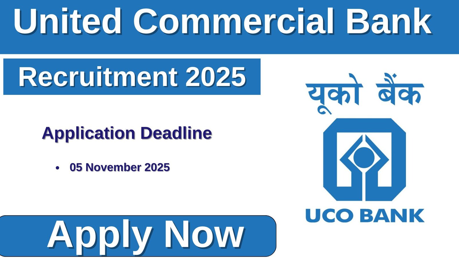 UCO Bank Apprentice Recruitment 2025