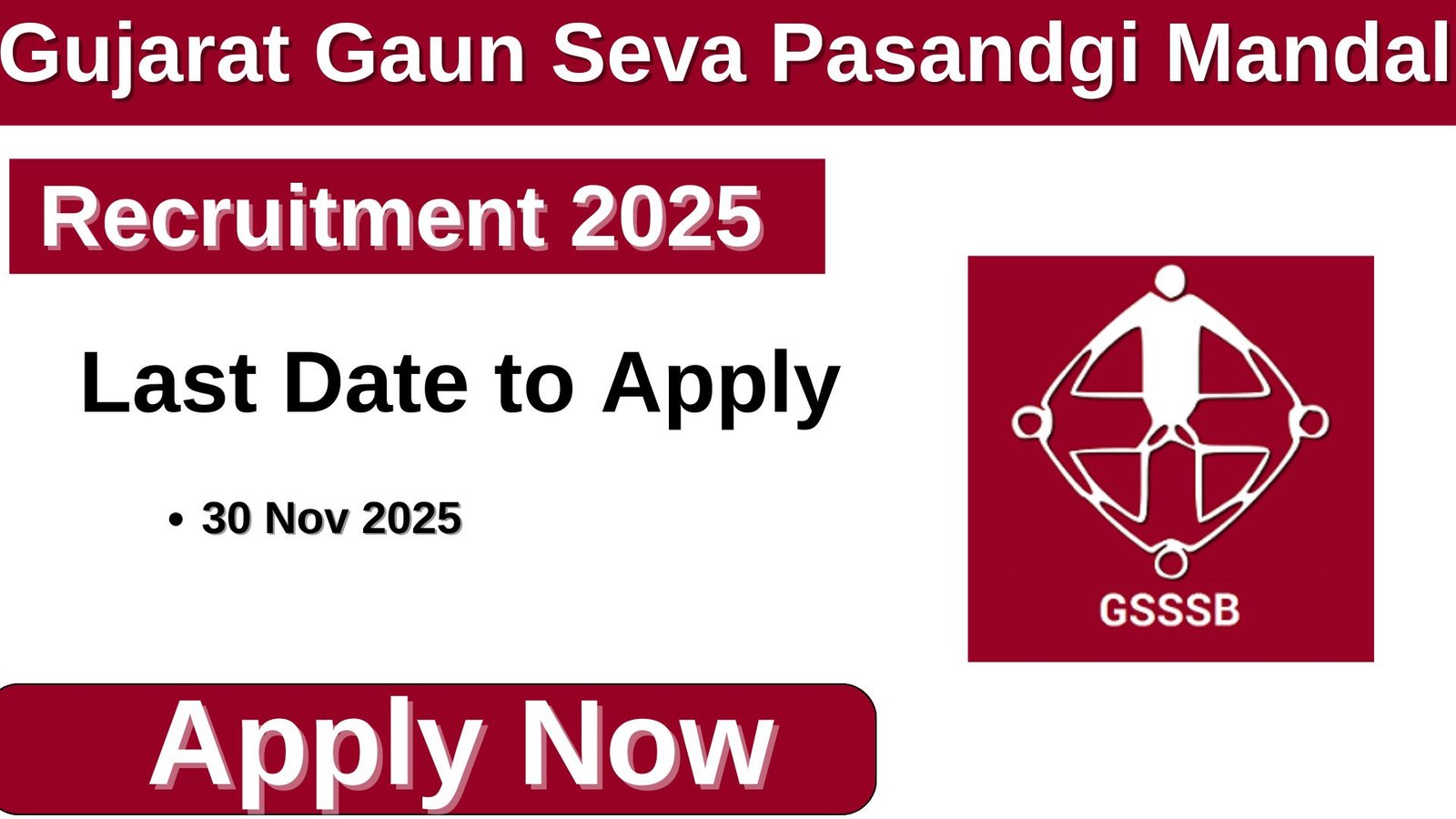 GSSSB Recruitment 2025