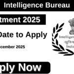 Intelligence Bureau Recruitment 2025