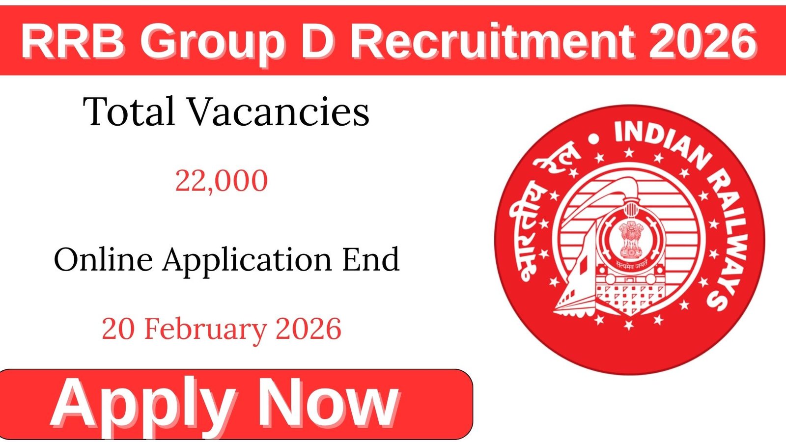 RRB Group D Recruitment 2026