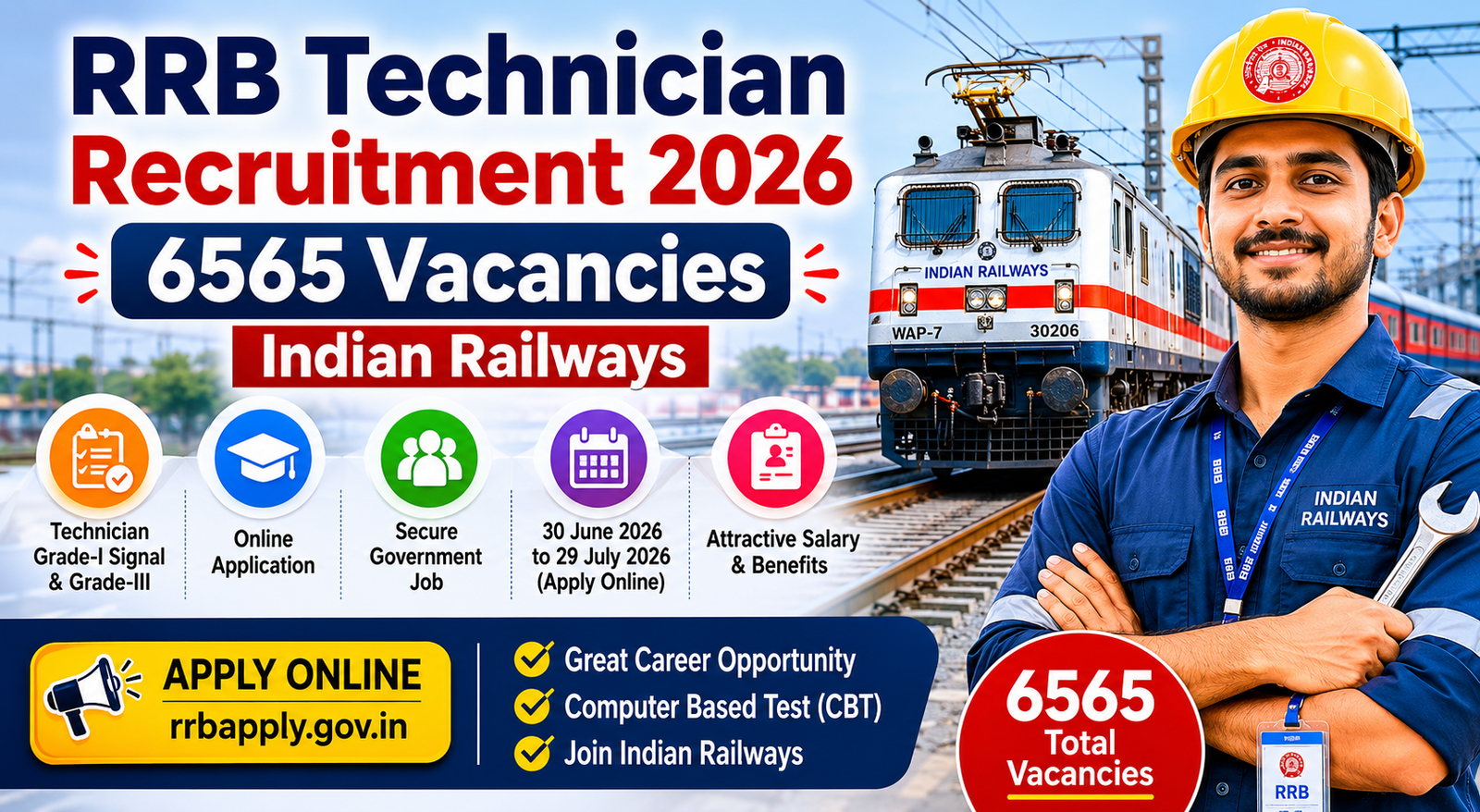 RRB Technician Recruitment 2026