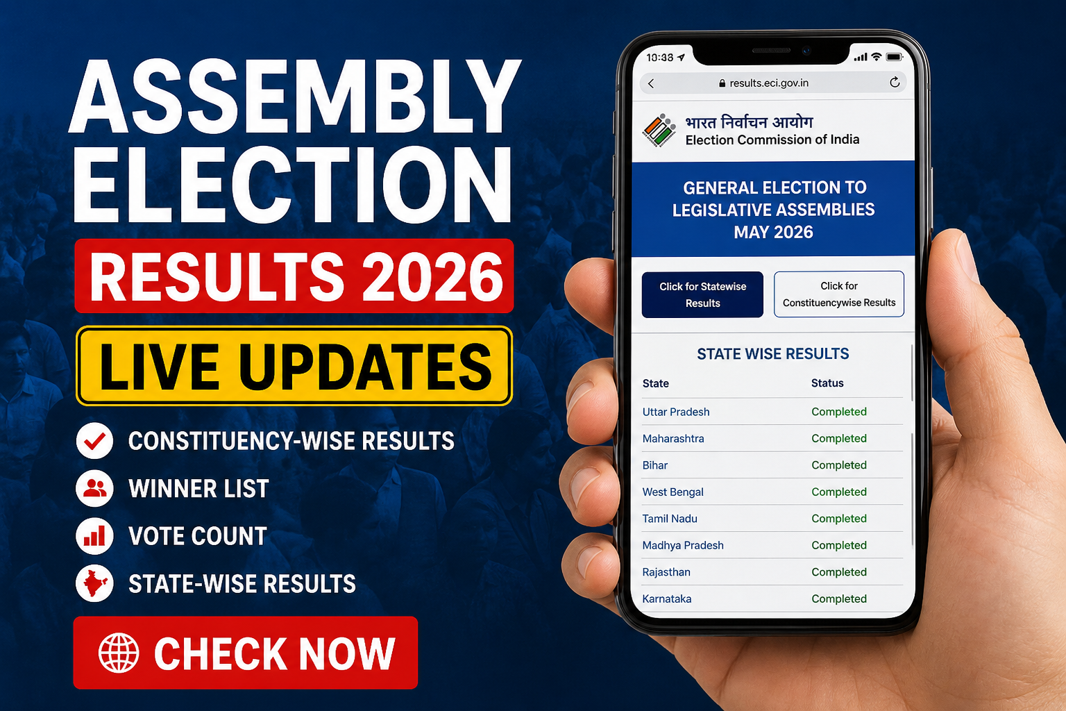 Assembly Election Results 2026