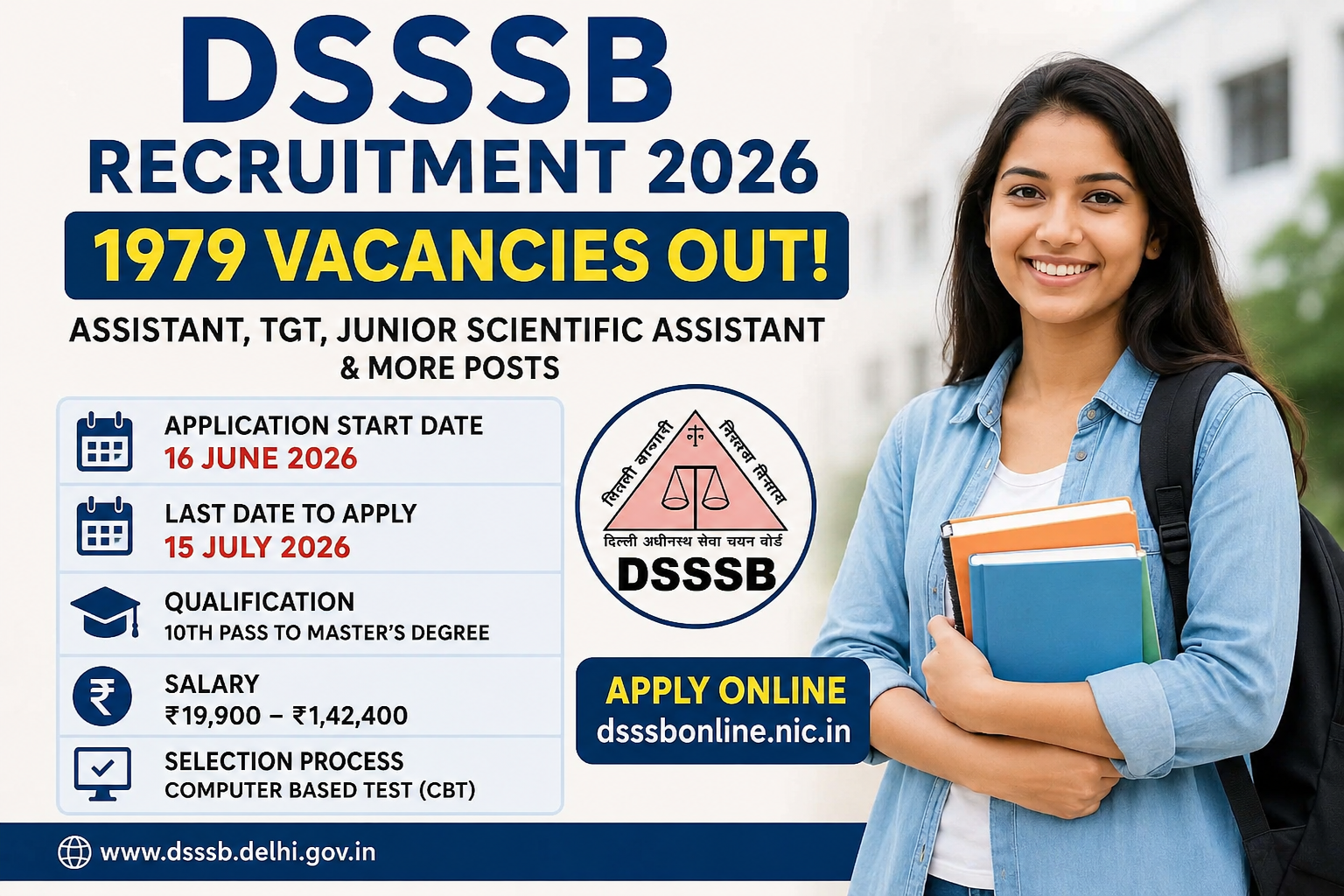 DSSSB Recruitment 2026
