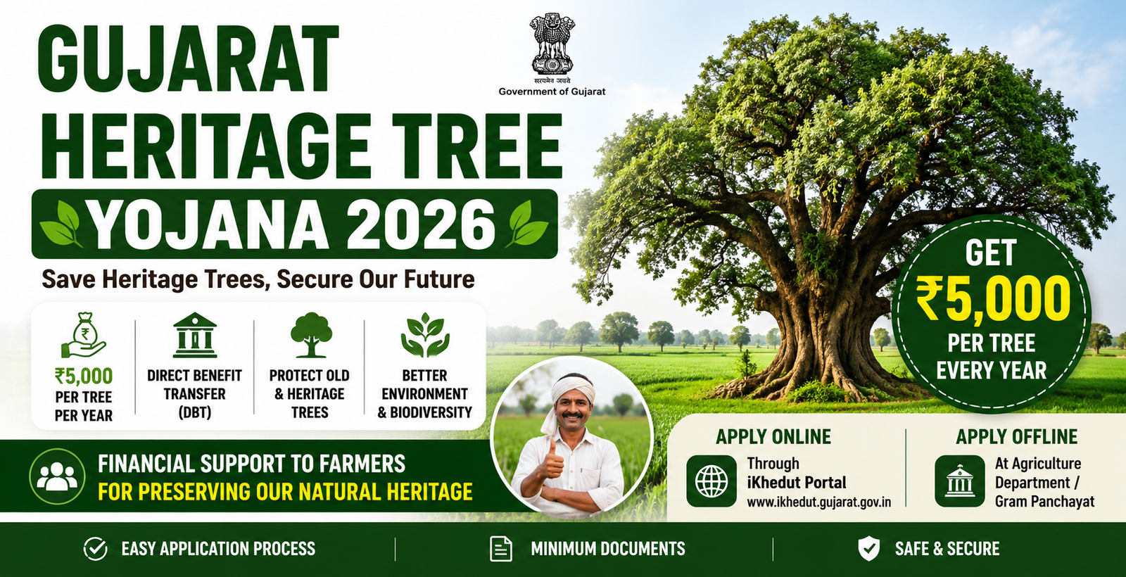 Gujarat Heritage Tree Yojana 2026