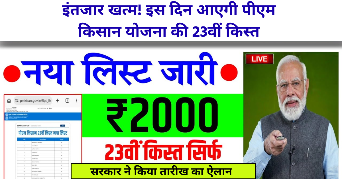 PM Kisan 23rd Installment Date 2026