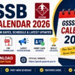 GSSSB Exam Calendar 2026 PDF Download