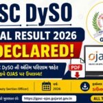 GPSC DySO Final Result 2026 Declared – Download Final Result PDF @ GPSC OJAS