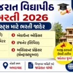 Gujarat Vidyapith Recruitment 2026