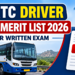 GSRTC Driver Final Merit List 2026