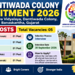 JNV Dantiwada Colony Recruitment 2026