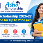 SBI Asha Scholarship 2026-27