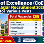 Centre of Excellence Gandhinagar Recruitment 2026