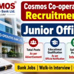Cosmos Co-operative Bank Junior Officer Recruitment