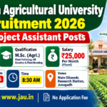 Junagadh Agricultural University Recruitment