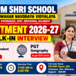 PM SHRI School Vadnagar Recruitment 2026