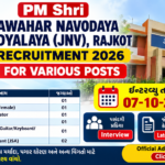 PM Shri JNV Rajkot Recruitment