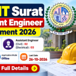 SVNIT Surat Assistant Engineer Recruitment 2026